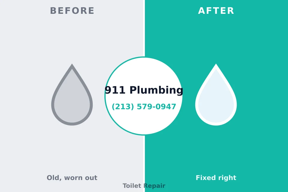 Before and after: plumbing repair Drexel, NC